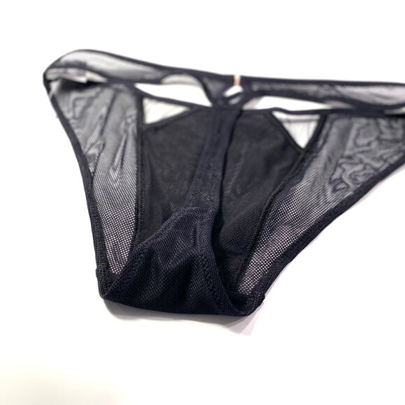 Elomi Kintai Thong, Black, Size Medium - Picture 6 of 8